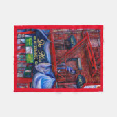 Couverture Polaire N'aimez-vous pas la peinture rouge ? (Devant (Horizontal))