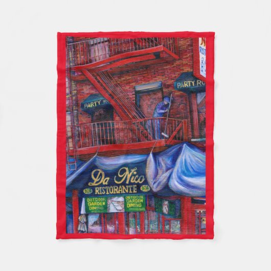 Couverture Polaire N'aimez-vous pas la peinture rouge ? (Devant)