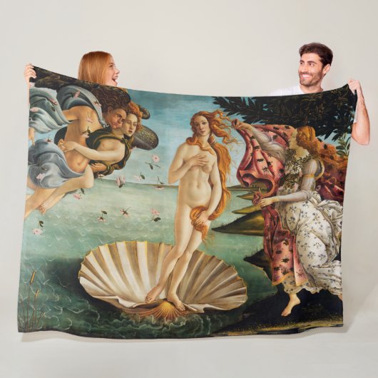Couverture Polaire Naissance de Vénus, Sandro Botticelli (En situation)