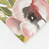 Couverture Polaire Naissance personnalisée du cerf aquarelle (Coin)