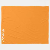 Couverture Polaire Namaqua orange nom de la couleur (Devant (Horizontal))