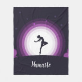Couverture Polaire Namaste Citation Ballerina Dancer Ballet Dance Moo (Devant)