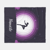 Couverture Polaire Namaste Citation Ballerina Dancer Ballet Dance Moo (Devant (Horizontal))