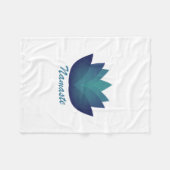 Couverture Polaire Namaste Lotus Flower (Devant (Horizontal))