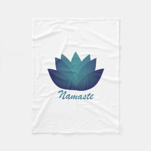 Couverture Polaire Namaste Lotus Flower (Devant)