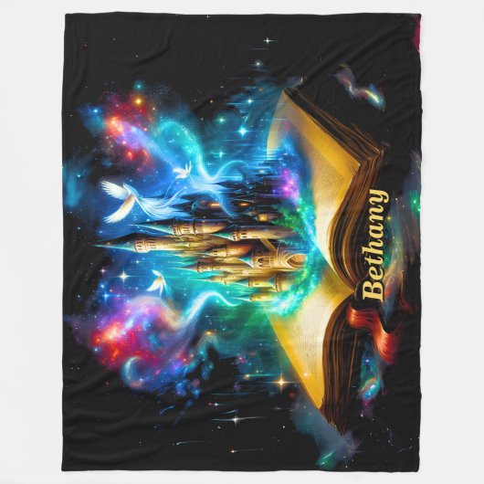 Couverture Polaire Name, Fantasy Book Castle (Devant)