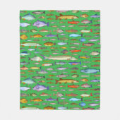 Couverture Polaire Name That Fish Sports Fishing Species (Devant)