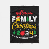 Couverture Polaire Name Year Matching Family Christmas Reunion T Shir (Devant)