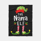 Couverture Polaire Nana Christmas Elf Matching Pajama X-mas Party (Devant)