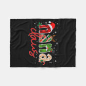 Couverture Polaire Nana Claus Santa Claus Family Matching Christmas P (Devant (Horizontal))