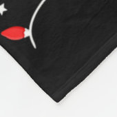 Couverture Polaire Nana Grandma Claus Christmas Lights Matching Famil (Coin)