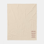 Couverture Polaire Nana & Me Cuddle Blanchet (Devant)