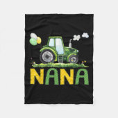 Couverture Polaire Nana Of The Birthday Boy Tractor Farm Truck Matchi (Devant)
