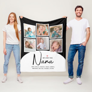 Couverture Polaire Nana We Love You 6 Photos Modern Black