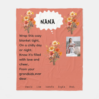 Couverture Polaire Nana's Cozy Wrap Fleece Blanket