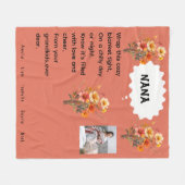 Couverture Polaire Nana's Cozy Wrap Fleece Blanket (Devant (Horizontal))