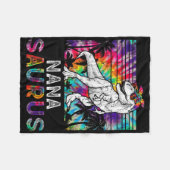 Couverture Polaire Nanasaurus Dinosaur Nana Saurus Famille Correspond (Devant (Horizontal))