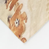 Couverture Polaire Napoleon Laurel-Wreath Crowé Héros Fleece Blanche (Coin)