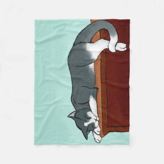 Couverture Polaire Napping Kitty (Devant)