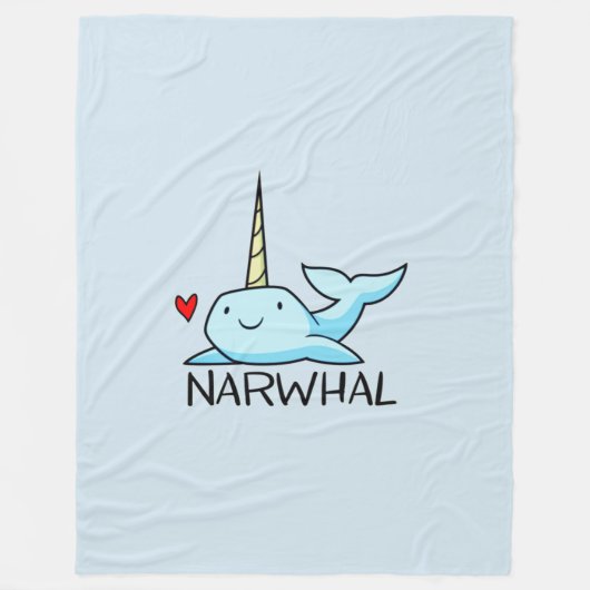 Couverture Polaire Narwhal (Devant)