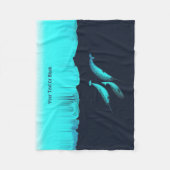 Couverture Polaire Narwhal Sous La Glace (Devant)