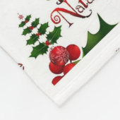 COUVERTURE POLAIRE **NATALE DE BUON** BLANCHET DE NOËL ITALIEN (Coin)
