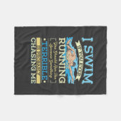 Couverture Polaire Natation - Je nage (Devant (Horizontal))