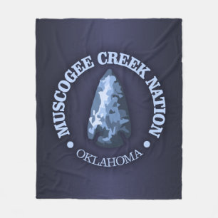 Couverture Polaire Nation de Muscogee Creek (arrowhead)
