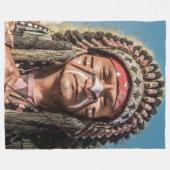 COUVERTURE POLAIRE NATIVE AMERICAN (Devant (Horizontal))