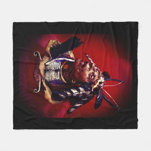 Couverture Polaire Native American "Medicine Man" (Devant (Horizontal))