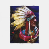 Couverture Polaire Native " Hunkpapa Chief" original art  (Devant)