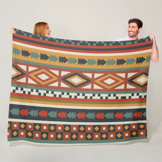 Couverture polaire Native Warrior 60x80 (En situation)