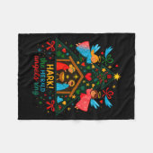 Couverture Polaire Nativity Hark The Herald Angels Sing Cute Christma (Devant (Horizontal))