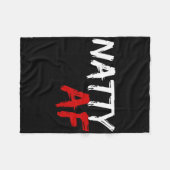 Couverture Polaire Natty Af Funny Bodybuilder Bodybuilding Workbuildi (Devant (Horizontal))