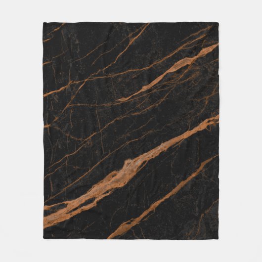 Couverture Polaire natural black emperador marble texture background (Devant)