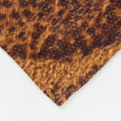 Couverture Polaire Natural brown leather texturetexture, leather, ski (Coin)