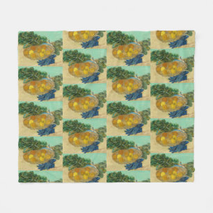 Couverture Polaire Nature morte de Van Gogh Oranges Citrons Gants ble