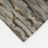 Couverture Polaire Nature rustique, écorce d'arbre (Coin)