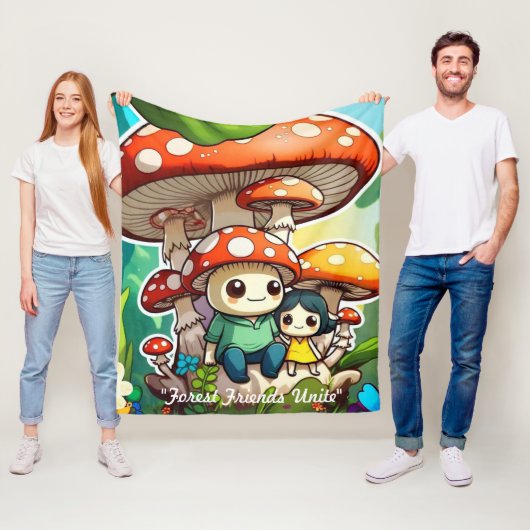 Couverture Polaire "Nature's Playful Side" (En situation)