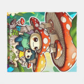 Couverture Polaire "Nature's Playful Side" (Devant (Horizontal))