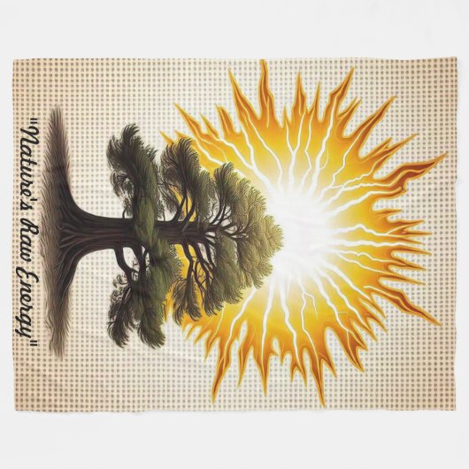 Couverture Polaire "Nature's Wrath" (Devant (Horizontal))