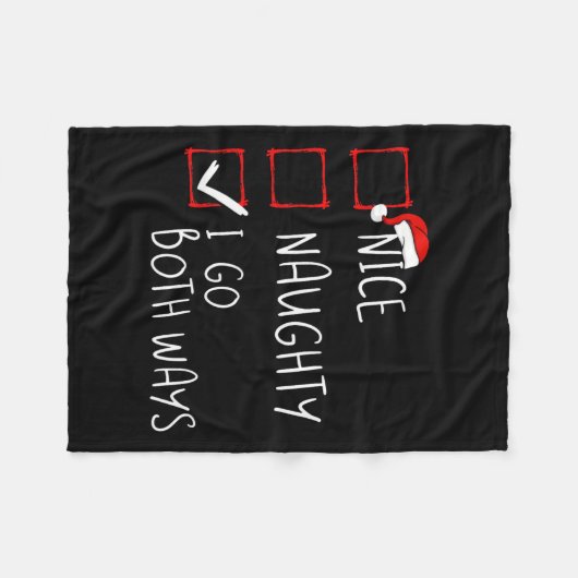 Couverture Polaire Naughty I Go Both (Devant (Horizontal))