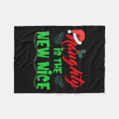 Couverture Polaire Naughty Is The New Nice (Devant (Horizontal))