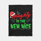 Couverture Polaire Naughty Is The New Nice  (Devant)