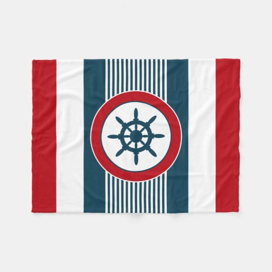 Couverture Polaire Nautical design (Devant (Horizontal))