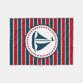 Couverture Polaire Nautical design (Devant (Horizontal))