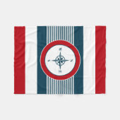 Couverture Polaire Nautical design (Devant (Horizontal))