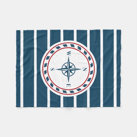 Couverture Polaire Nautical design (Devant (Horizontal))