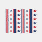 Couverture Polaire Nautical design (Devant (Horizontal))