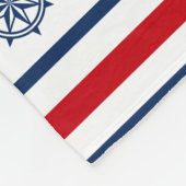 Couverture Polaire Nautical design (Coin)